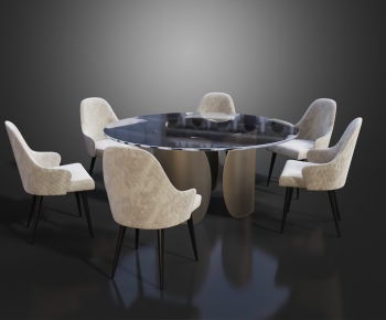 Modern Dining Table And Chairs-ID:408163078