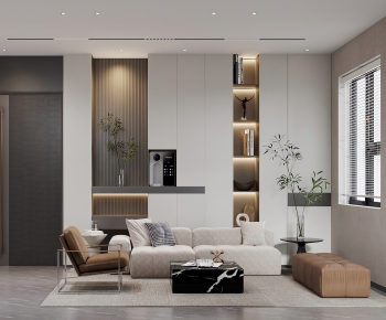 Modern A Living Room-ID:286962995