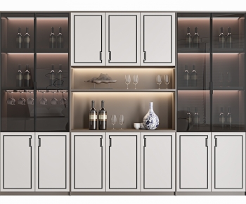 New Chinese Style Wine Cabinet-ID:406830074