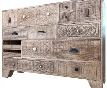 Wabi-sabi Style Decorative Cabinet-ID:810292016