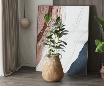 Modern Ground Green Plant Potted Plants-ID:467377902