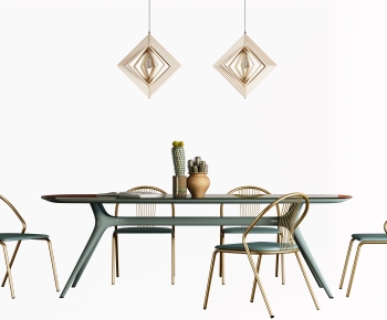 Nordic Style Dining Table And Chairs-ID:627494101