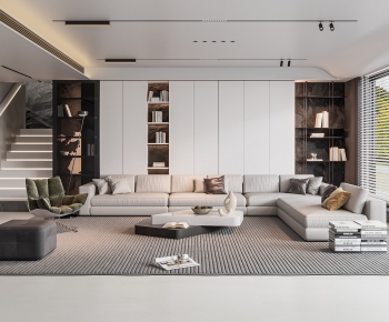 Modern A Living Room-ID:139375932