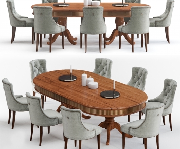 Modern Dining Table And Chairs-ID:331840041