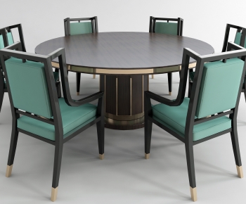 New Chinese Style Dining Table And Chairs-ID:486253989