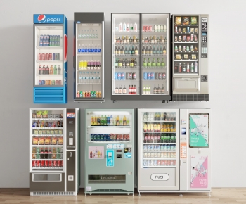 现代自动售卖机 冰柜-ID:800885923