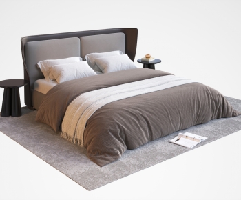 Modern Double Bed-ID:356771959