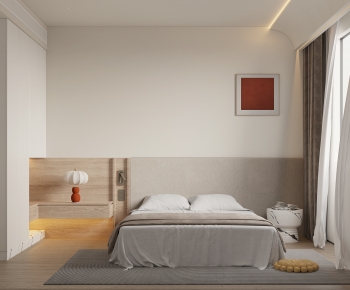 Wabi-sabi Style Bedroom-ID:400031099