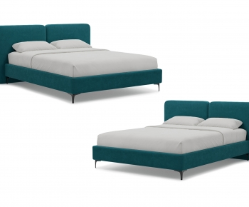 Modern Double Bed-ID:601627112