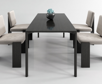 Modern Dining Table And Chairs-ID:158154019