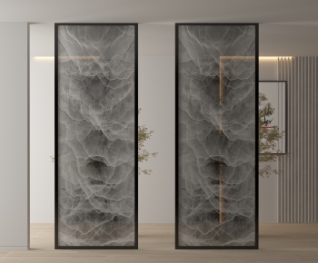 Modern Glass Screen Partition-ID:301264055