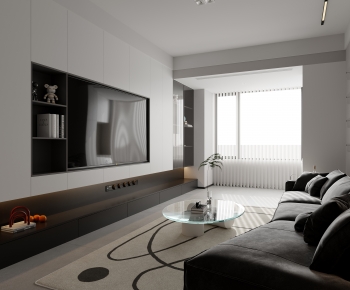 Modern A Living Room-ID:391947981