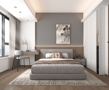 New Chinese Style Bedroom-ID:216063987