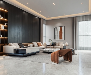 Modern A Living Room-ID:727504974