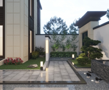 New Chinese Style Courtyard/landscape-ID:895235067