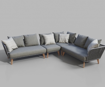 New Chinese Style Corner Sofa-ID:530376915