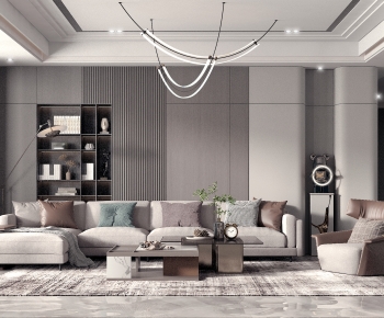 Modern A Living Room-ID:635004048