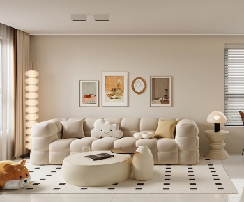 Modern A Living Room-ID:686749942