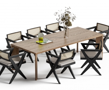 Modern Dining Table And Chairs-ID:205297953