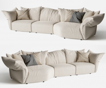 Modern Three-seat Sofa-ID:483324057