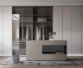 Modern Clothes Storage Area-ID:940675976