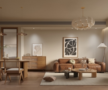 Nordic Style A Living Room-ID:713855983