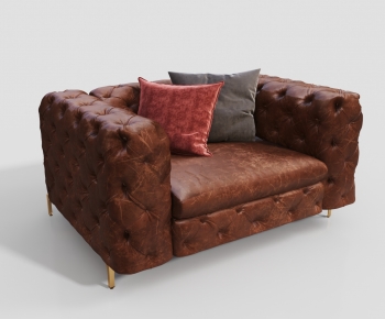 American Style Single Sofa-ID:204408888