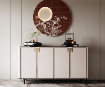 New Chinese Style Side Cabinet/Entrance Cabinet-ID:656876098