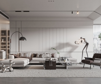 Modern A Living Room-ID:367269547