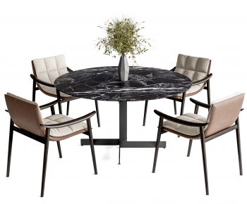 Modern Dining Table And Chairs-ID:121860577