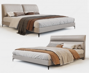 Modern Double Bed-ID:145056965