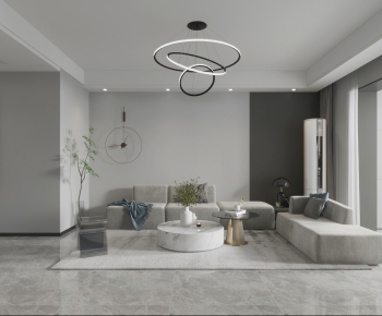 Modern A Living Room-ID:134316926