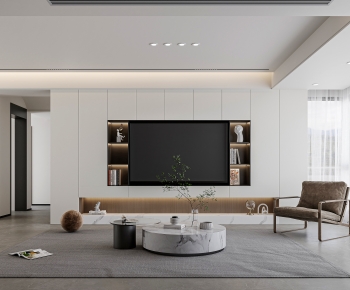 Modern A Living Room-ID:614559894