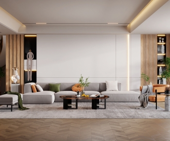 Modern A Living Room-ID:465325124