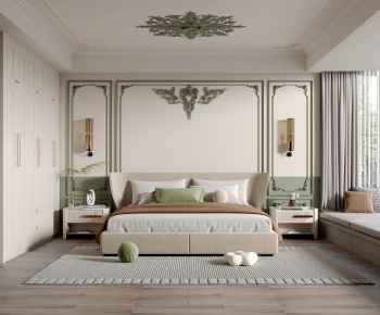 French Style Bedroom-ID:646869903