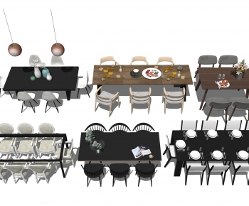 Modern Dining Table And Chairs-ID:313000773
