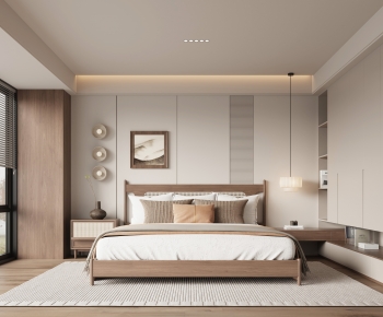 New Chinese Style Bedroom-ID:674048901