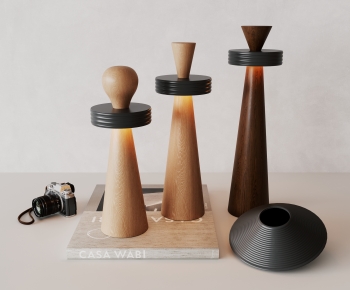 Wabi-sabi Style Table Lamp-ID:989139152