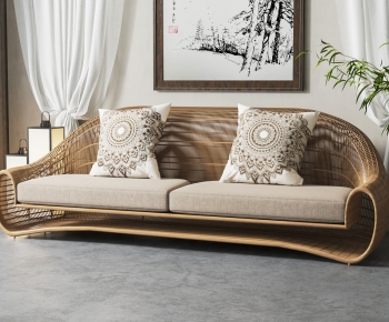 New Chinese Style A Sofa For Two-ID:120616912
