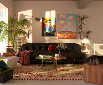 Modern A Living Room-ID:937414885