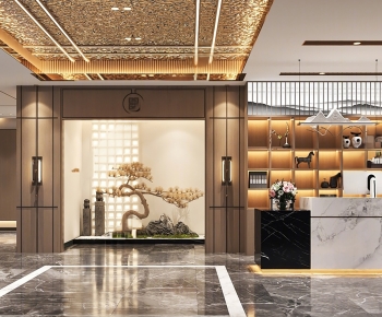 New Chinese Style Lobby Hall-ID:288466938