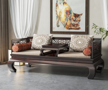 Chinese Style Arhat Bed-ID:698064099