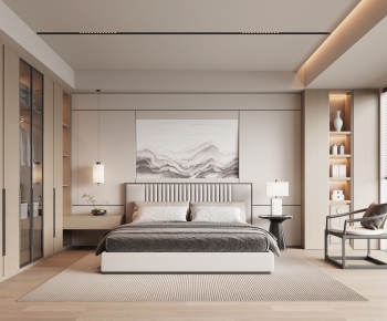 New Chinese Style Bedroom-ID:341489353