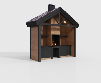 American Style Fireplace-ID:918061022
