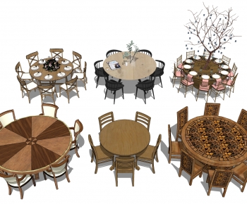 Modern Dining Table And Chairs-ID:673880105