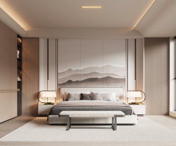 New Chinese Style Bedroom-ID:946652894