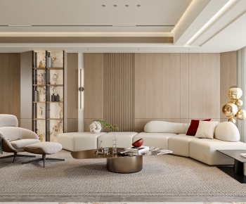Modern A Living Room-ID:610646016