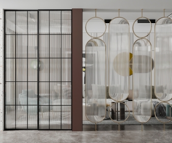 Modern Glass Screen Partition-ID:973032953