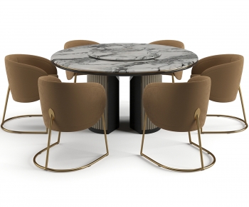 Modern Dining Table And Chairs-ID:380051139