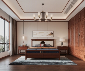 Chinese Style Bedroom-ID:925168994
